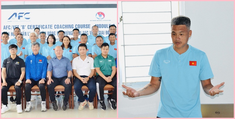 Lê Công Vinh tái xuất bóng đá Việt Nam với bằng HLV hạng B