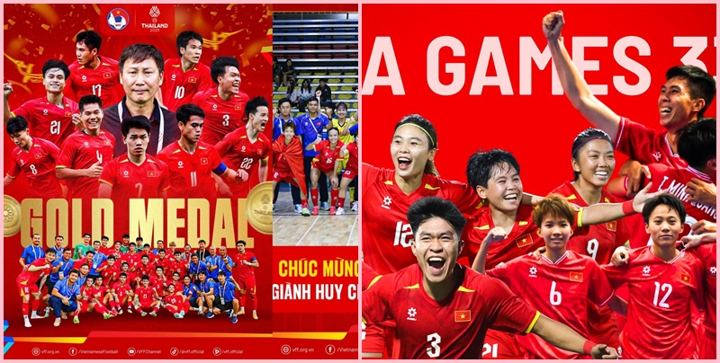 Bóng đá Việt Nam tiếp tục thống trị kỷ lục tại Sea Games